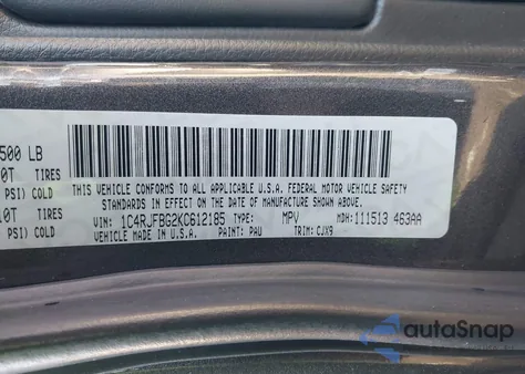 2019 Jeep Grand Cherokee Limited 4X4 из США, поврежденный, VIN 1C4RJFBG2KC612185